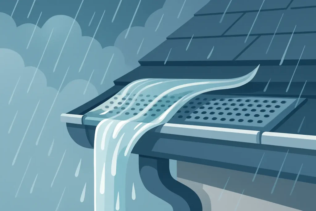 Do Gutter Guards Work in Heavy Rain?