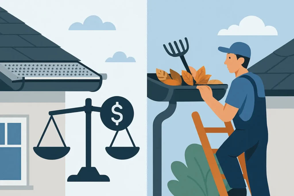 Gutter Guards vs Cleaning: What Pays Off?