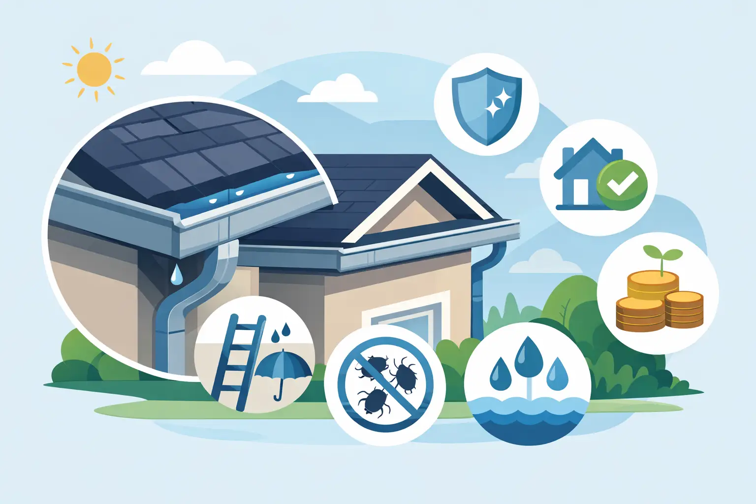 7 Top Benefits of Seamless Gutters