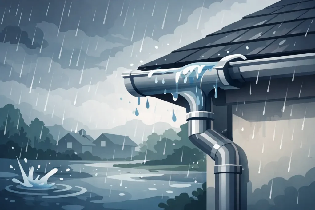 Best Gutters for Heavy Rain at Home