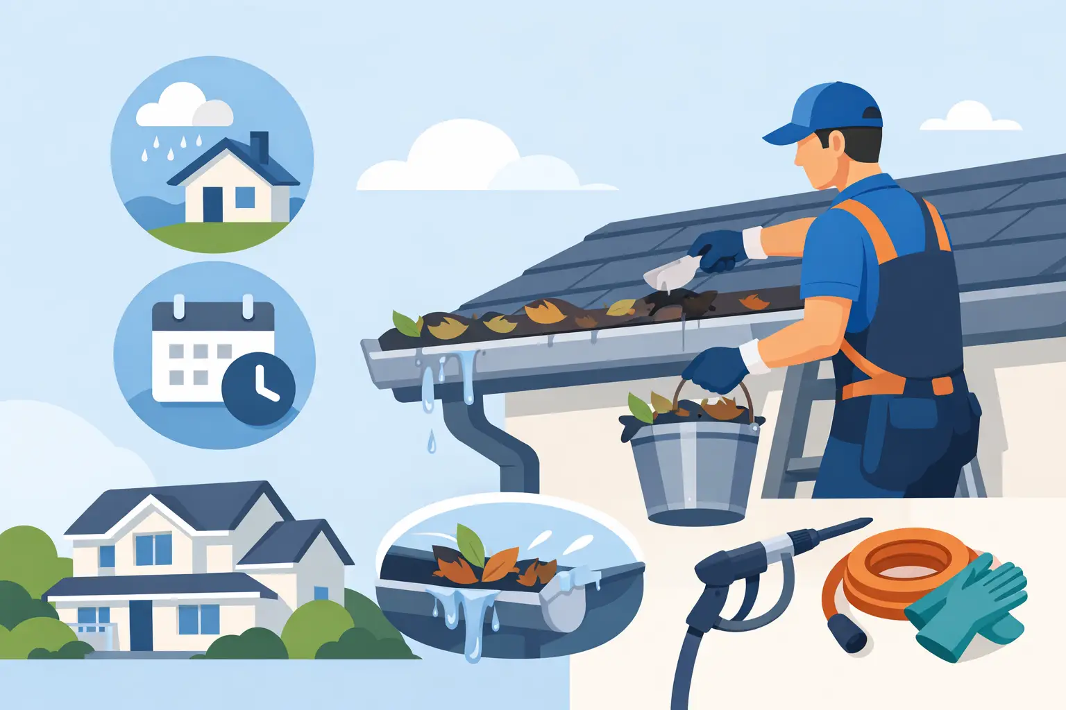 When to Book a Gutter Cleaning Service