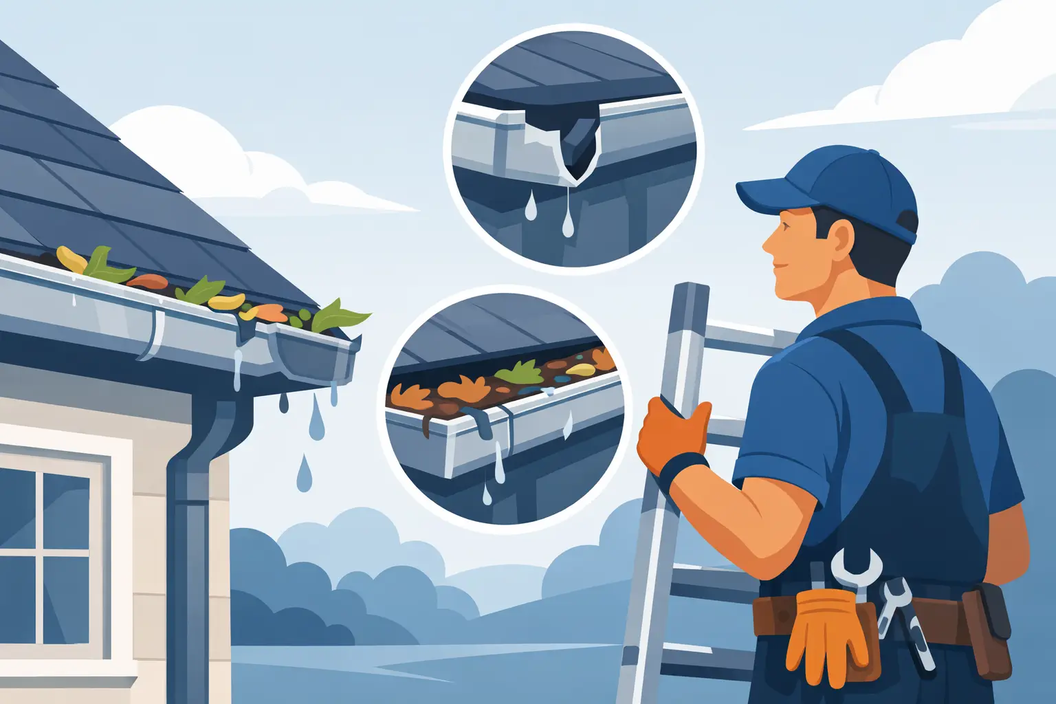 When to Call Gutter Repair Services