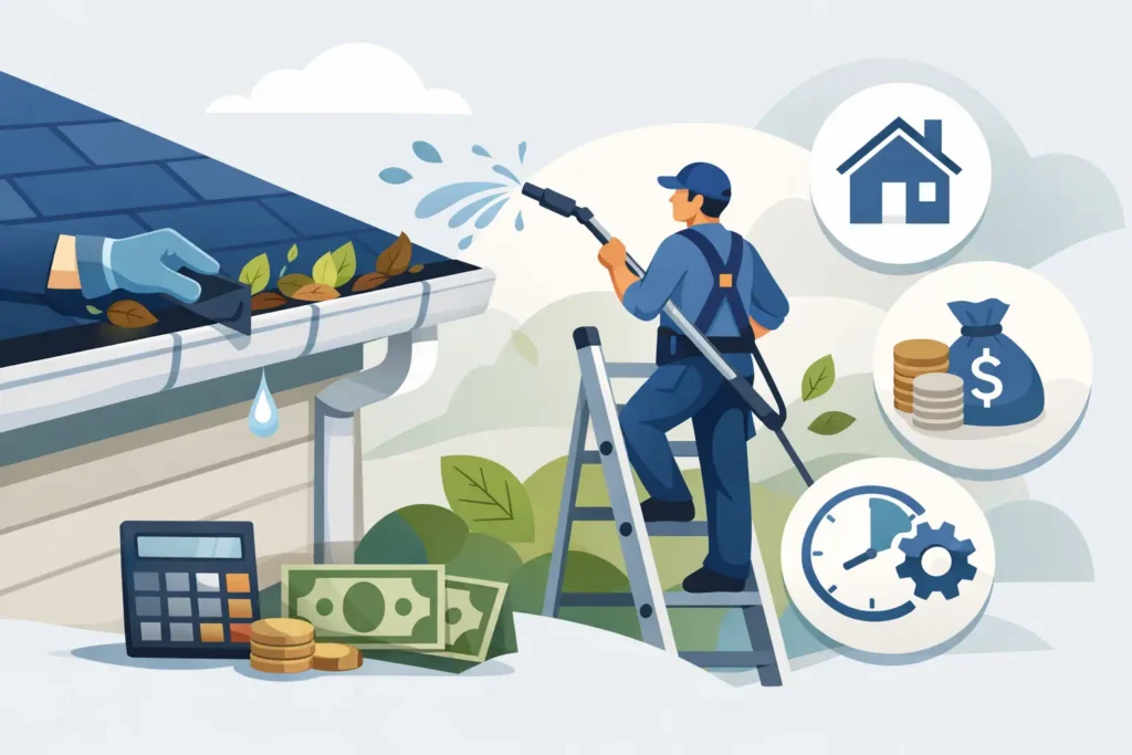 Gutter Cleaning Service Cost Factors