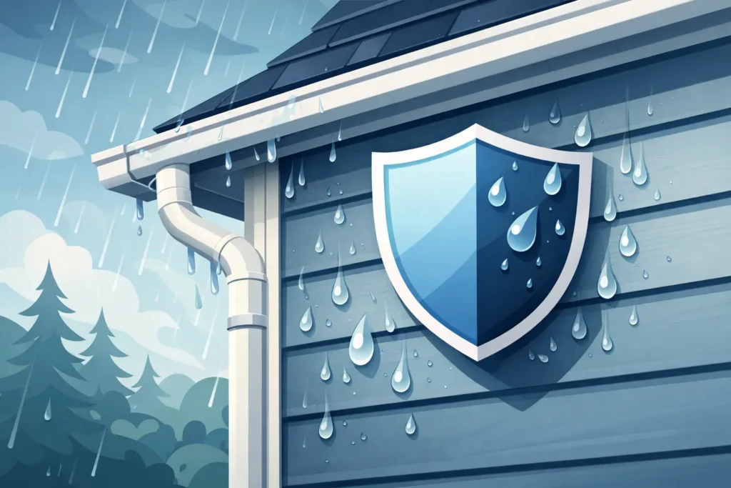 How Rain Gutters Protect Siding