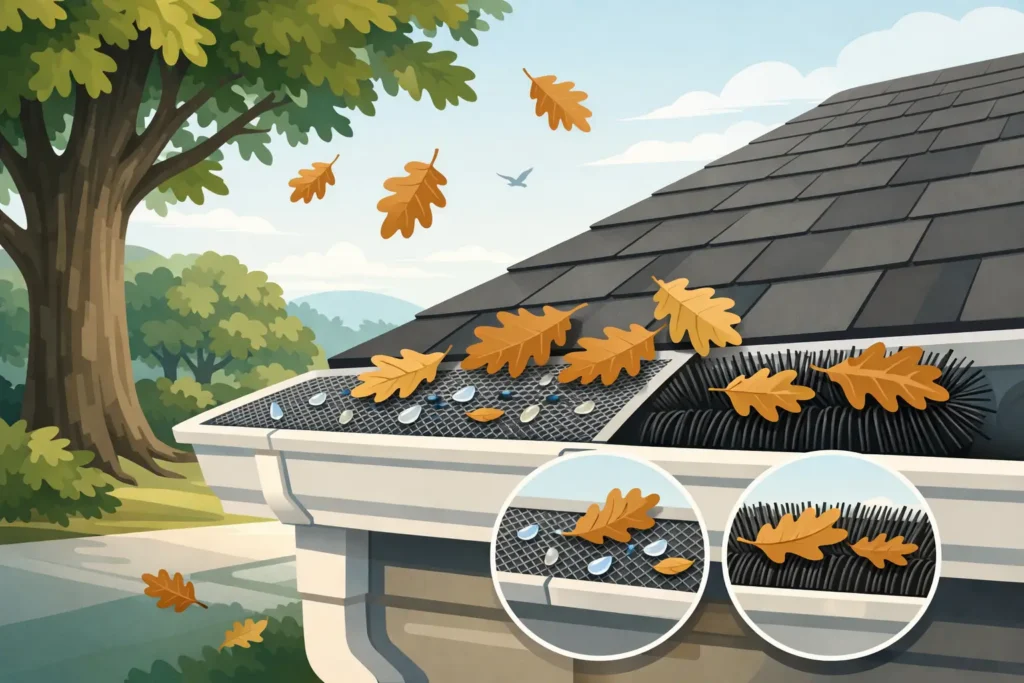 Best Gutter Guards for Oaks: What Works