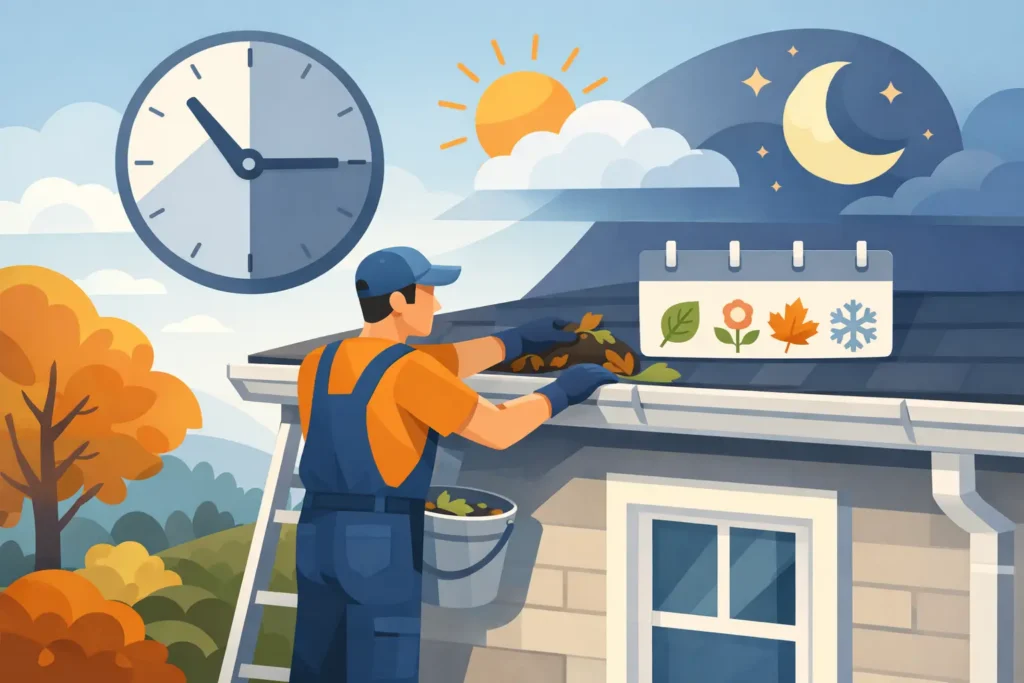 Best Time for Gutter Cleaning at Home
