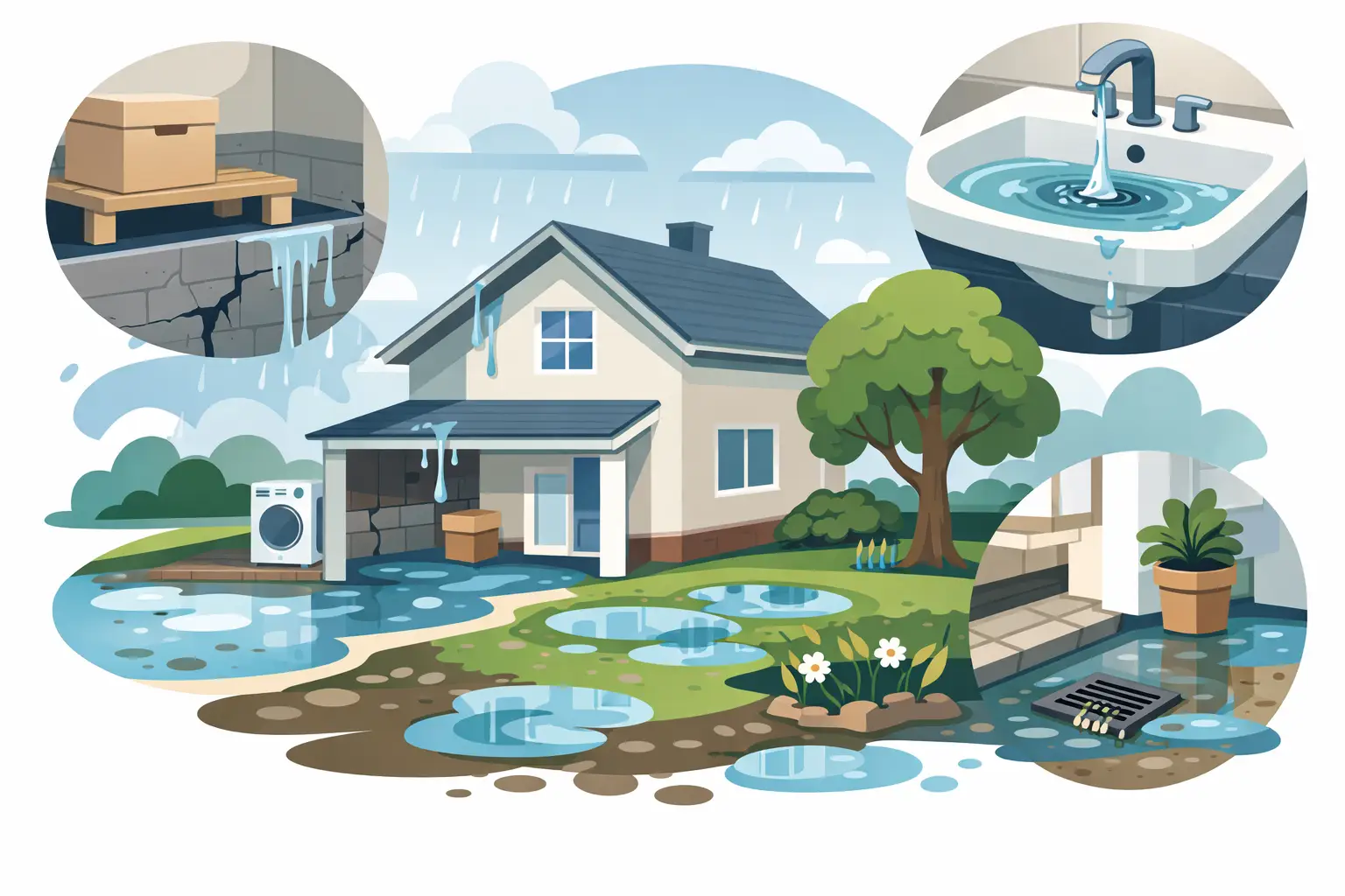 Top Signs of Poor Drainage at Home