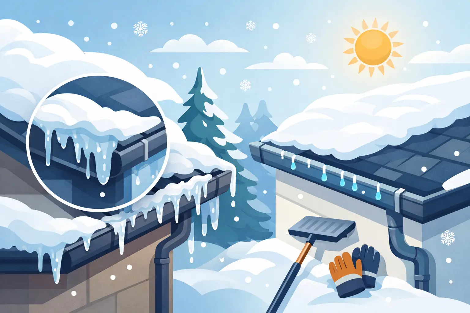 How to Prevent Ice Dams in Gutters This Winter