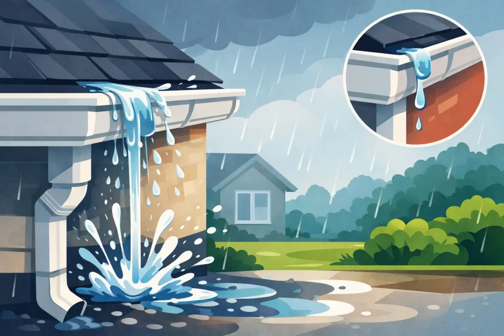 How to Stop Gutter Splashback at Your Home