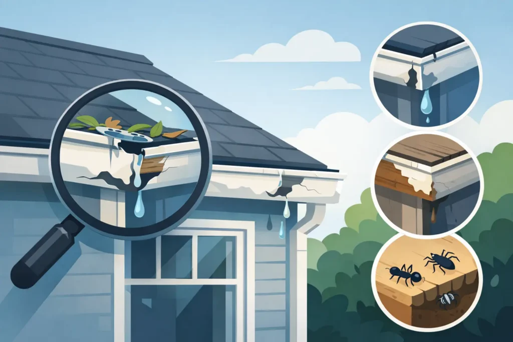Gutter Fascia Damage Signs Homeowners Should Act On