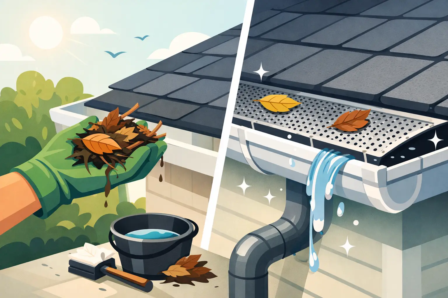 How Gutter Guards Reduce Cleaning at Home