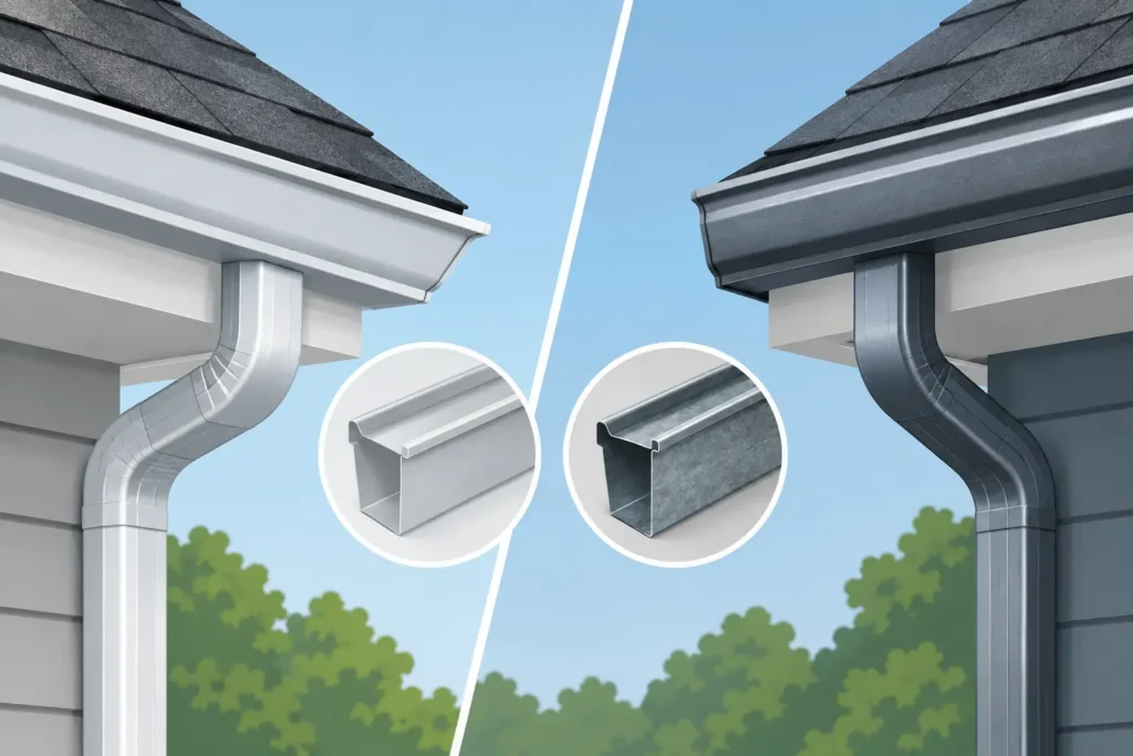 Aluminum Gutters vs Steel: Which Is Best?