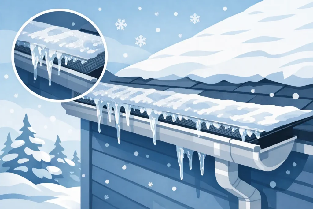 Do Gutter Guards Freeze? What Homeowners Should Know