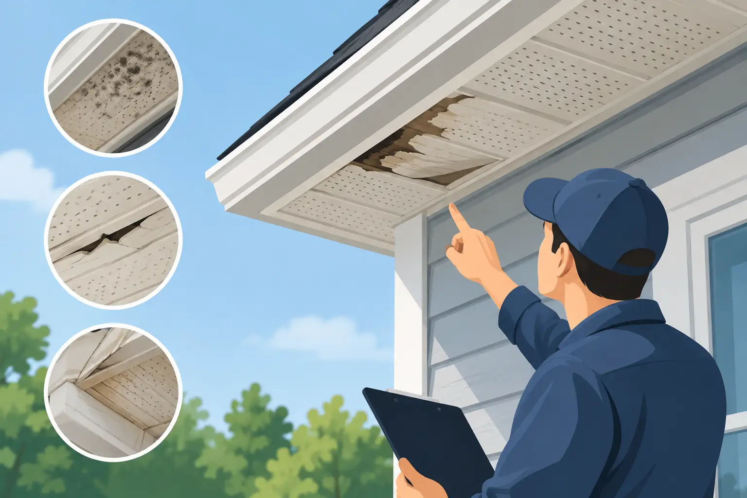 How to Identify Soffit Damage Before It Spreads